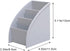 Desk Organizer Trapezoid Creative Tabletop Holder for Remote Control, Study Office Living Room Dresser