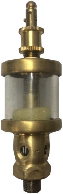 AI Oiler Brass 1/8" BSP 20 ML Drop Sight Type for Model Engines - New