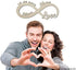Namofactur Personalized Infinity love Sign - You and Me LED Night Light Sign - Personalized Valentine's day gifts