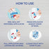 6 Pack Lysol Click Gel Automatic Toilet Bowl Cleaner, Gel Toilet Bowl Cleaner, for Cleaning and Refreshing, Ocean