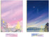 Shining Day Korean Aesthetic Notebooks, Pack of 4, 50 Pages, Lined Spiral Kawaii Notebook Set, Cute Designs for Journal