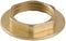 Basin Faucet Brass Metal Lock Nut, 1/2 Inch IPS, Pack of 10, Polished Brass