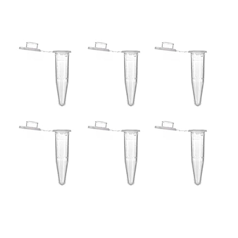 500PCS 1.5ml Microcentrifuge Tube, Snap Plastic Test Tube with Clear Scale for Laboratory