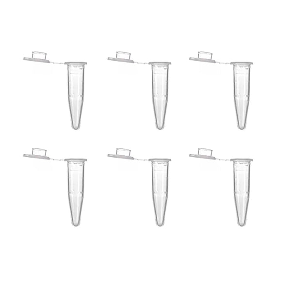 500PCS 1.5ml Microcentrifuge Tube, Snap Plastic Test Tube with Clear Scale for Laboratory