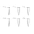 500PCS 1.5ml Microcentrifuge Tube, Snap Plastic Test Tube with Clear Scale for Laboratory