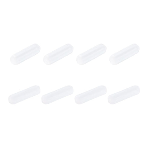 MECCANIXITY Magnetic Stirrer Mixer with PTFE Coating Magnet - 25mm/30mm Cylinder Shape, White, 8Pcs for Laboratory