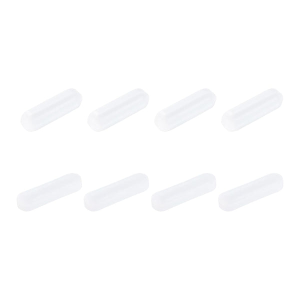 MECCANIXITY Magnetic Stirrer Mixer with PTFE Coating Magnet - 25mm/30mm Cylinder Shape, White, 8Pcs for Laboratory