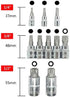 XZN 10 Pieces Triple Square Spline Bit Socket Set, 12 Point Tamper Proof, 4mm-18mm, S2 Steel, 1/2, 1/4, 3/8 Inch Drive