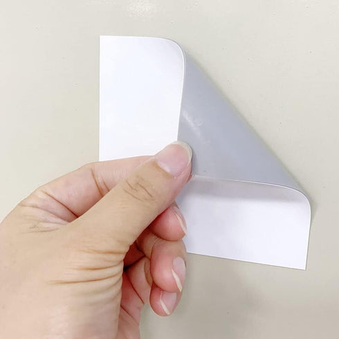 Dry Erase Sticky Notes Reusable, 4"×4", 6 Pack White Sticky Notes for Wall, PC, Wood, Bricks