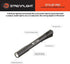 Streamlight 66118 100-Lumen 2 Stylus Pro Penlight with AAA Alkaline Batteries, Black