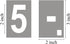 2 Inch Large Number Stencils for Painting - 11 Pack Reusable Templates for Curb Address, Crafts, and Wall Art