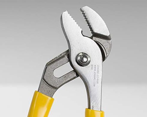 Jonard JIC-5026 Pump Plier with Yellow Plastic Dipped Handle, 6" Length
