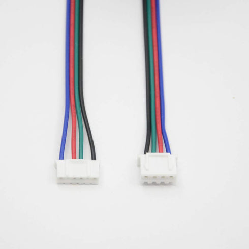 Iverntech 6pcs 1M 4 Pin to 6 Pin Terminal Stepper Motor Cables for Nema 17 3D Printer Motor