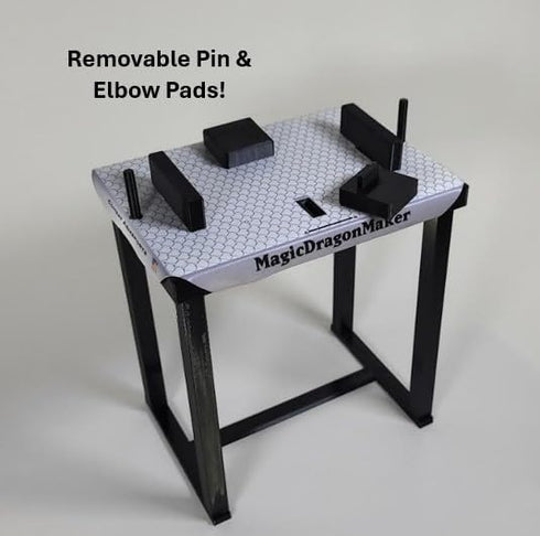 MagicDragonMaker Miniature Armwrestling Table, Decorative Display Piece, Perfect for Home or Work Desk, Trophy Room
