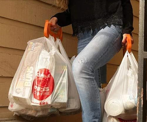 MAMMOTH GRIP(2-Pack) 5-Gallon 100 lbs Multi Purpose Heavy Duty Handle/Holder/Carrier - Grocery Bags Shopping Bags