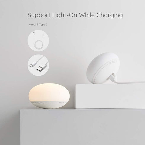 Anico Dimmer Flip Night Light for Newborn Baby Nursery Feeding Diaper Changing Breastfeeding, Changes Feeds Silicone