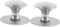 UKCOCO 2pcs Shower Grab Bars Adhesive Suction Handles for Glass Doors Cabinet