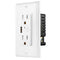 Zigbee Wall Outlet with USB - One Controlled, One Always On, Compatible with Google Assistant and Alexa