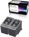 Remanufactured Ink Cartridge Replacement for Canon PG-40 for iP1800 MX310 MX300 MP470 MP460 MP210 MP190 (2 Black)