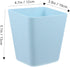 5Pcs Cabilock Wall-Mounted Storage Baskets Hanging Organizer for Kitchen Bathroom and Office Sturdy Plastic Hanging Cup