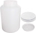 Othmro 3pcs 67.64oz/2000ml Plastic Empty Lab Cylindrical Chemical Reagent Bottle Wide Mouth Laboratory Reagent Polyethylene Bottle Sample Sealing Liquid Storage Container for Food Store White Transluc by Othmro