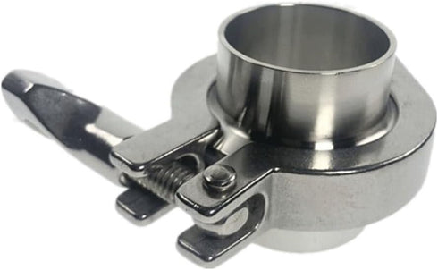 TNMHHM 304 Set Dairy(57mm) Stainless Steel Sanitary Tri Clamp - Weld Ferrule, Tri Clamp, PTFE/Silicone ket for Food
