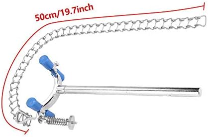 YWBL-WH Lab Beaker Chain Clamp Clip, Chemical Equipment Fixator for Laboratory Container Beaker