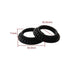 LannuMet 4-Pack E26 Bulb E26 Light Socket Retainer Rings for Standard Base Lampshades, Pendant Lights & Fixtures,Black