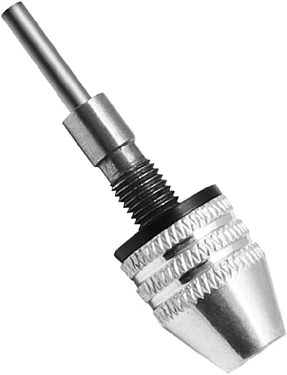 Keyless Drill Chuck Conversion Tool, Hex Shank Keyless Chuck for 0.3-6.5mm Drill Bits and Milling Cutters
