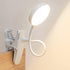 SUNLONG Clip on Light, 3 Color Portable Desk Lamp, Wall-Mounted Mini Clip Lamp, Battery Operated Reading Light for Dorm