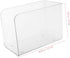 STOBOK 2pcs Transparent Bookends for Desk Organization Acrylic Book Management Stand for Books Magazines Documents