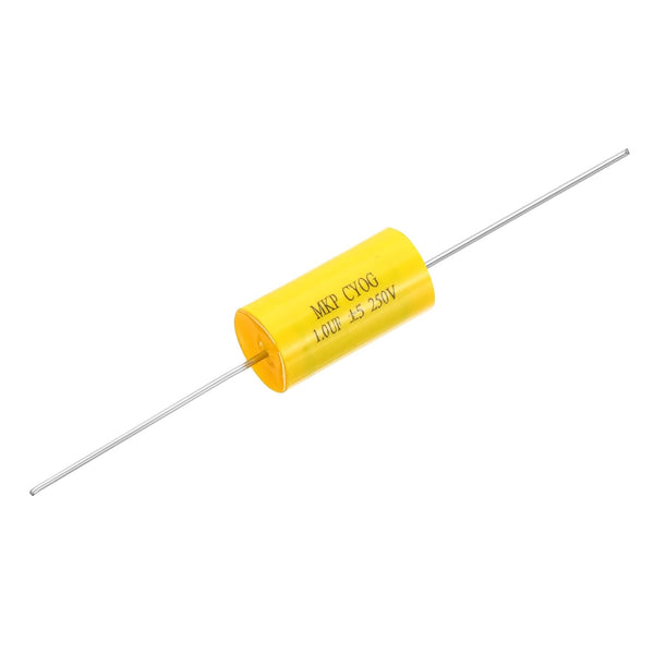 PATIKIL 1 Pcs 1uF 250 V CBB20 Capacitor, Axial Audio Speaker Crossover for Appliances