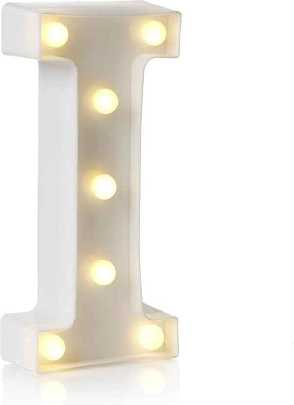 anso LED Alphabet Letter & Number Light Sign Decorations Lamp for Home Birthday