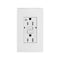 Micmi GFCI Outlet WR, Weather Resistant Tamper Resistant TR Receptacle, 15Amp 125 Volt