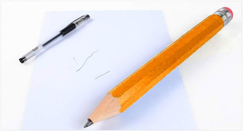 Big Jumbo Wooden Pencils for Kids, So Cool (Yellow)
