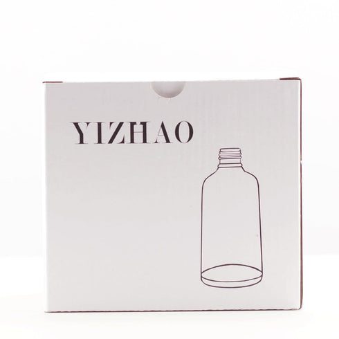 YIZHAO Clear Glass Dropper Bottle 2oz, Tincture Bottles with Glass Dropper, for Essential Oils, 6 Pcs