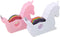 STOBOK 2pcs Cartoon Tape Dispenser, Rainbow Tape Holder and Washi Paper Cutter for Office Home