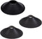 CUFEAL 3-Pack 8.7"Industrial Iron Lamp Shade, Light Cone Shade Black Pendant Light Covers,