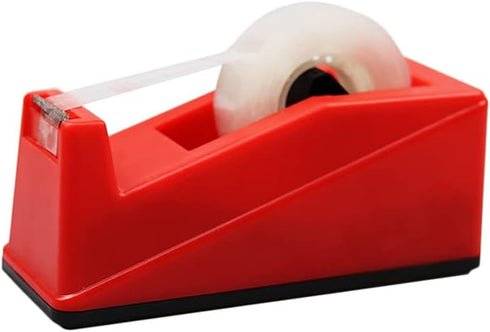Classic Desktop Tape Dispenser, 1" Core, Non-Skid Base, with 1 Premium Roll Invisible Clear Tape for Office
