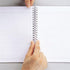 LIHIT LAB. Refillable Notebook (Journal), Lined Paper, Yellow Green, 8.3 x 6.1 inches (N1658-6)