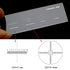 (TCM-H) 4-Scales 0.01mm Microscope Stage Micrometer Calibration Slide with and Line Resolution