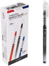 Morning Glory Mach Slim Ball Pen - 0.28 mm Fine Point Tip - 12 pcs - Black
