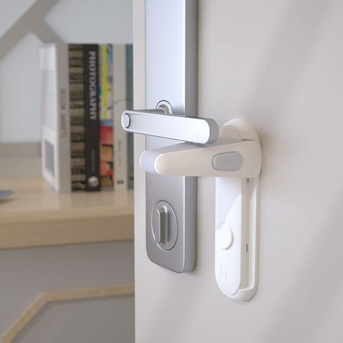 SAFELON 2 Pcs Door Lever Locks for Childproof & Petproof, Door Handle