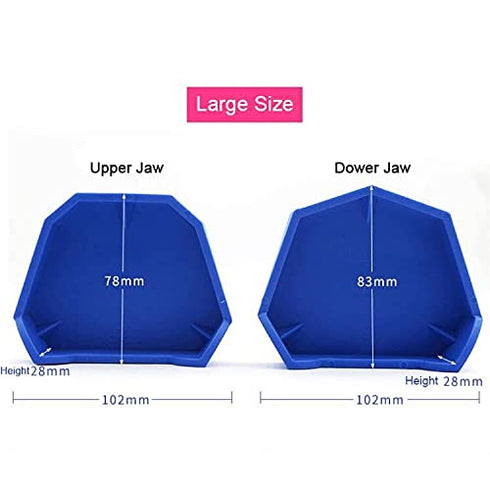 6pcs Dental Lab Silicone Plaster Model Former Base Molds, S+M+L Size Tray