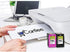 Cartlee Compatible Ink Cartridges Replacement for Canon 245 and 246 PG-245xl CL-246xl (2 Pack) for iP2820 MG Series