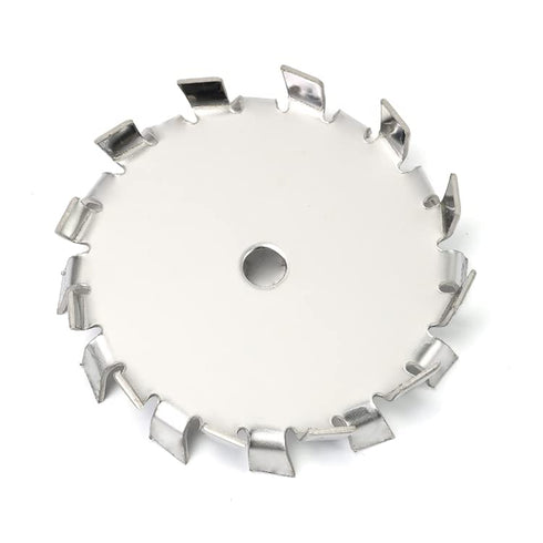 304 Stainless Steel Dispersing Disc, 30-500mm Dispersion Impeller Blade Paddle with 8mm Shaft Hole, Dia 150mm
