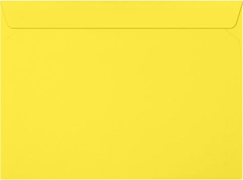 LUXPaper 9 x 12 Booklet Envelopes | Citrus Yellow | 80lb. Text | 50 Count