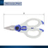 MichaelPro MP010025 6" Heavy Duty Electrician Scissors, Multi-Purpose Shears with Protective Sheath Included