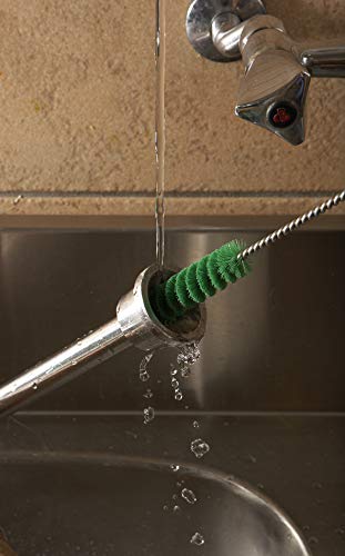 Vikan Tube Brush, .8", PP/PBT, Red, Model 53764