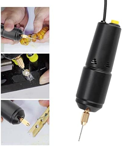 Pin Vise Hand Drill for Jewelry Making, Manual Craft Electric Micro Drill Bits Set
